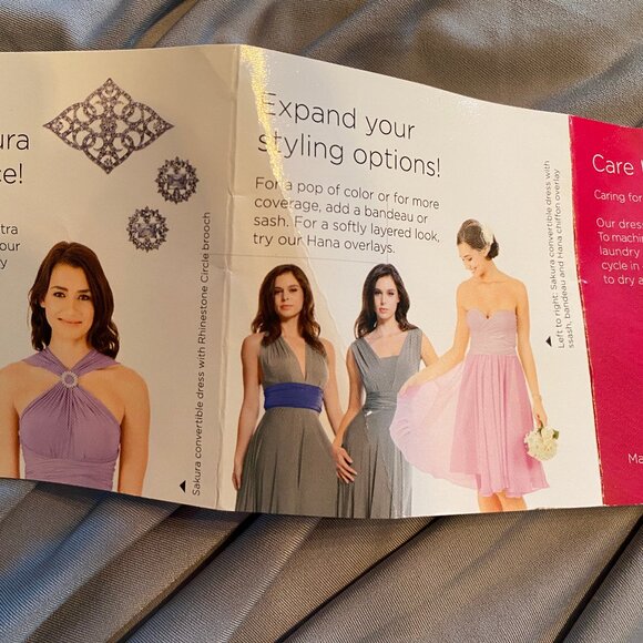 Sakura Midi - Convertible Semi-Formal Dress by Henkaa (plus) - Picture 4 of 8